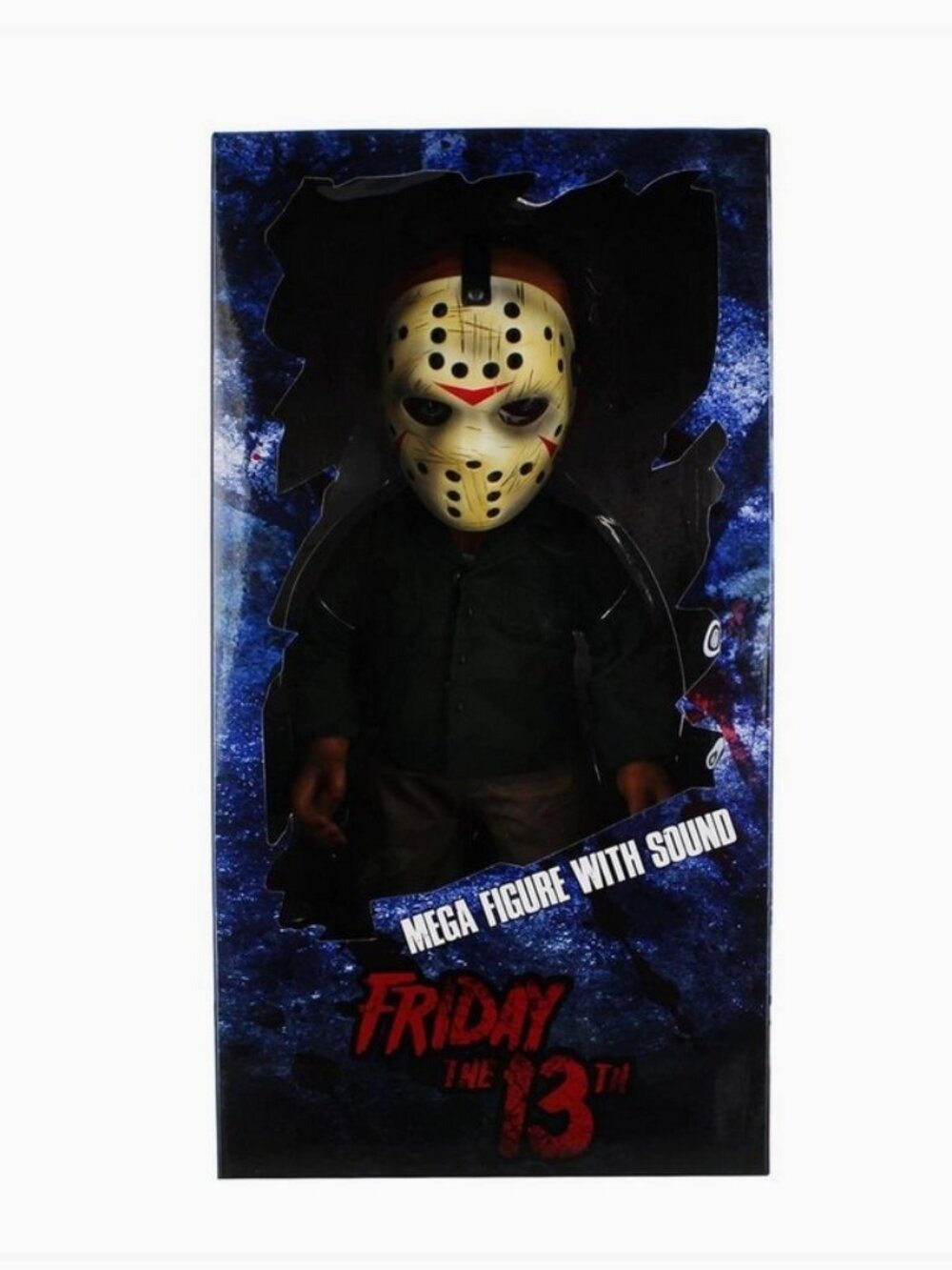 Mezco Friday the 13th Jason Voorhees 15" Mega Scale Doll Figure w/ Sound In Box - Picture 2 of 9